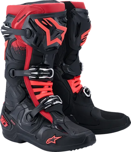Alpinestars Tech 10 Boots Adult 7 8 9 10 11 12 13 14 Yellow Black Red Purple Pink White Blue Orange Fluorescent Red Navy 149