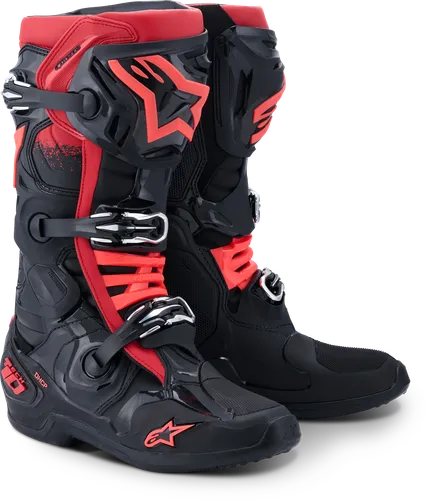 Alpinestars Tech 10 Boots Adult 7 8 9 10 11 12 13 14 Yellow Black Red Purple Pink White Blue Orange Fluorescent Red Navy 131