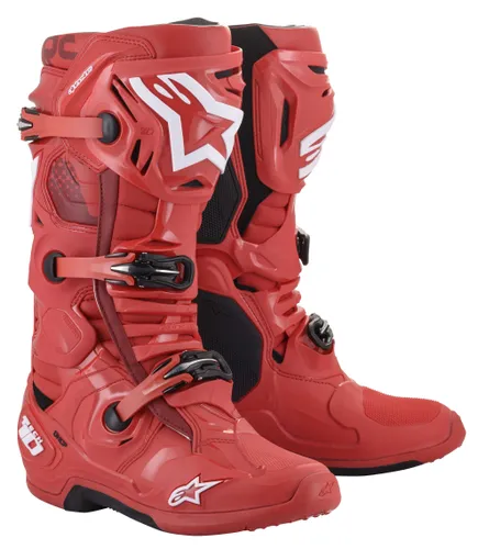 Alpinestars Tech 10 Boots Adult 7 8 9 10 11 12 13 14 Yellow Black Red Purple Pink White Blue Orange Fluorescent Red Navy 10