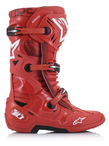 Alpinestars Tech 10 Boots Adult 7 8 9 10 11 12 13 14 Yellow Black Red Purple Pink White Blue Orange Fluorescent Red Navy 72