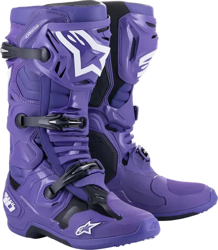 Alpinestars Tech 10 Boots Adult 7 8 9 10 11 12 13 14 Yellow Black Red Purple Pink White Blue Orange Fluorescent Red Navy 24