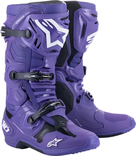 Alpinestars Tech 10 Boots Adult 7 8 9 10 11 12 13 14 Yellow Black Red Purple Pink White Blue Orange Fluorescent Red Navy 111