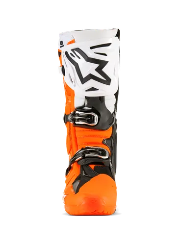 Alpinestars Tech 10 Enduro Boots Adult 7 8 9 10 11 12 13 14 Black White Fluorescent Orange Bright Red 68