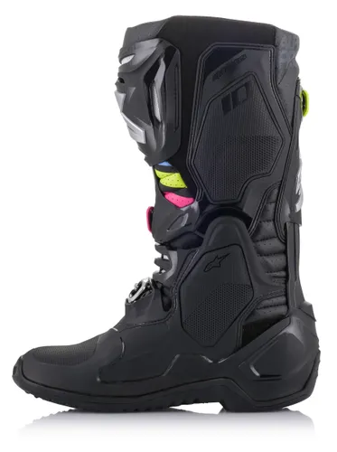 Alpinestars Tech 10 Supervented Boots Adult 7 8 9 10 11 12 13 14 Rainbow Black White Blue Red Orange Fluorescent Orange Purple Pink Fluorescent Yellow 32