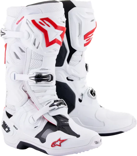 Alpinestars Tech 10 Supervented Boots Adult 7 8 9 10 11 12 13 14 Rainbow Black White Blue Red Orange Fluorescent Orange Purple Pink Fluorescent Yellow 35