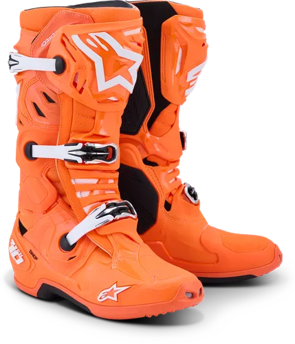 Alpinestars Tech 10 Supervented Boots Adult 7 8 9 10 11 12 13 14 Rainbow Black White Blue Red Orange Fluorescent Orange Purple Pink Fluorescent Yellow 100