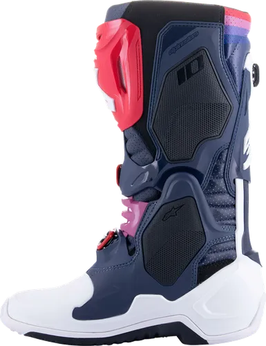 Alpinestars Tech 10 Supervented Boots Adult 7 8 9 10 11 12 13 14 Rainbow Black White Blue Red Orange Fluorescent Orange Purple Pink Fluorescent Yellow 25