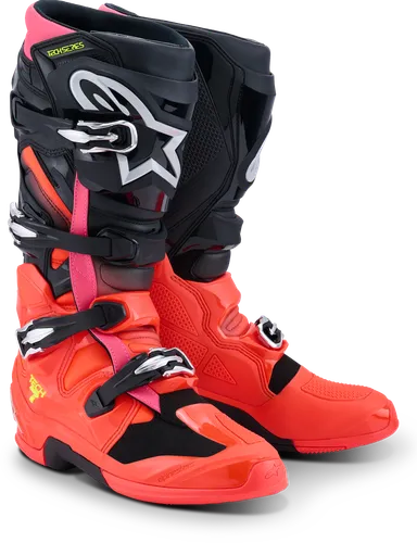 Alpinestars Tech 7 Boots Men Adult 5 6 7 8 9 10 11 12 13 14 15 16 Black Fluorescent Red Blue Purple Fluorescent Orange Gray Red White Fluorescent Yellow Pink Fluorescent Pink 115