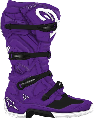 Alpinestars Tech 7 Boots Men Adult 5 6 7 8 9 10 11 12 13 14 15 16 Black Fluorescent Red Blue Purple Fluorescent Orange Gray Red White Fluorescent Yellow Pink Fluorescent Pink 134