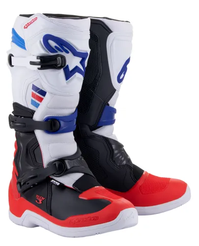 Alpinestars Tech 3 Boots Adult 6 7 8 9 10 11 12 13 14 Black Gray Red White Blue Yellow Fluorescent Yellow 26