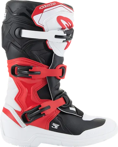 Alpinestars Tech 3S Boots Youth 4 6 7 8 Black White Red Blue Orange Yellow Pink 11
