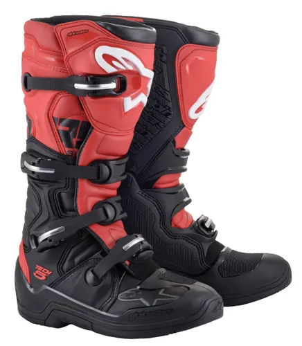 Alpinestars Tech 5 Boots Adult 5 6 7 8 9 10 11 12 13 14 15 16 Black Blue Fluorescent Yellow Fluorescent Orange White Red Gray 36