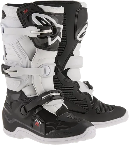 Alpinestars Youth Tech 7S Boots Youth 4 6 7 8 Black Gray Red Yellow White Rainbow 16
