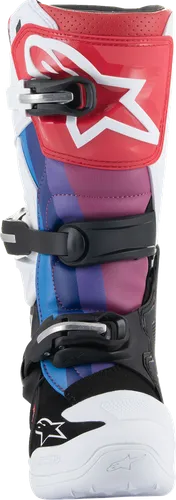 Alpinestars Youth Tech 7S Boots Youth 4 6 7 8 Black Gray Red Yellow White Rainbow 22