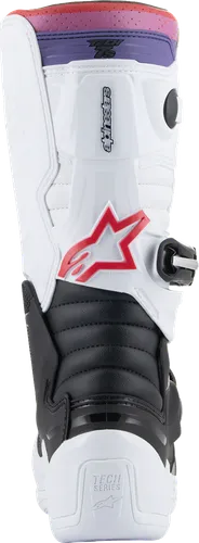 Alpinestars Youth Tech 7S Boots Youth 4 6 7 8 Black Gray Red Yellow White Rainbow 74