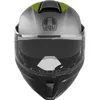 AGV Adult Streetmodular Resia Helmet Modular | M XL 2XL | Black Gray Fluorescent Yellow