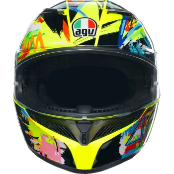 AGV Adult K3 Rossi Winter 2019 Helmet Full Face | S M L XL 2XL | Multi