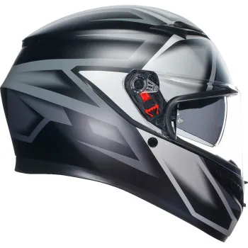 AGV Adult K3 Compound Helmet Full Face | S M L XL 2XL | Black Gray Red