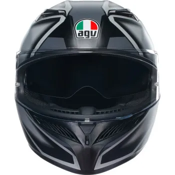 AGV Adult K3 Compound Helmet Full Face | S M L XL 2XL | Black Gray Red