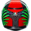 AGV Adult K3 Kamaleon Helmet Full Face | S M L XL 2XL | Black Green Red
