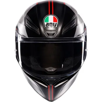 AGV Adult K1 S Lap Helmet Full Face | S L XL | Black Gray