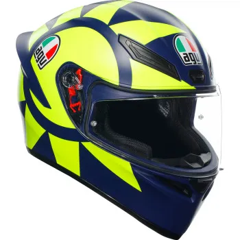 AGV Adult K1 S Soleluna 2018 Helmet Full Face | S L XL | Blue Yellow