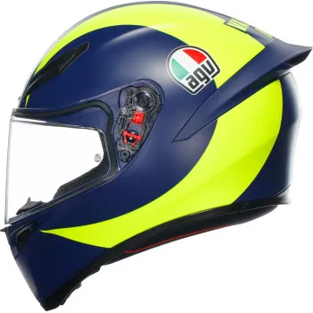 AGV Adult K1 S Soleluna 2018 Helmet Full Face | S L XL | Blue Yellow