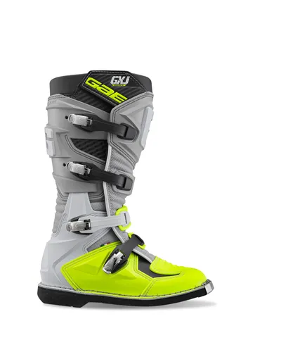 Gaerne GXJ Boots Youth 1 2 3 4 5 6 Black White Gray Yellow 8