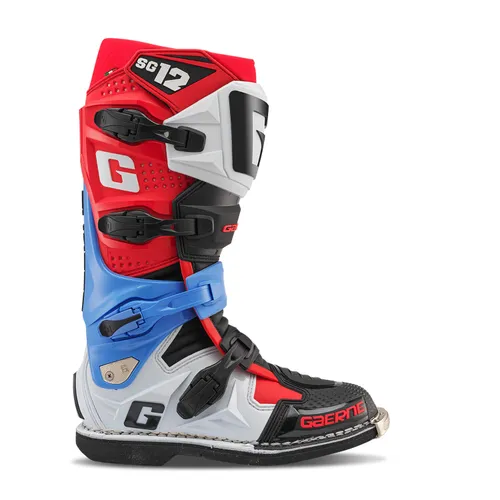 Gaerne SG-12 Boots '25 Adult 8 9 10 11 12 13 Teal White Purple Black Yellow Red Blue Gray Orange 51