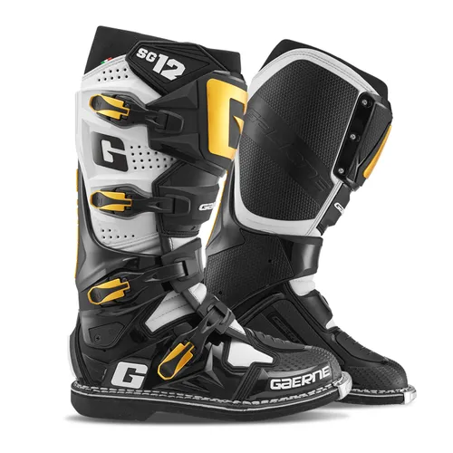 Gaerne SG-12 Boots '25 Adult 8 9 10 11 12 13 Teal White Purple Black Yellow Red Blue Gray Orange 16