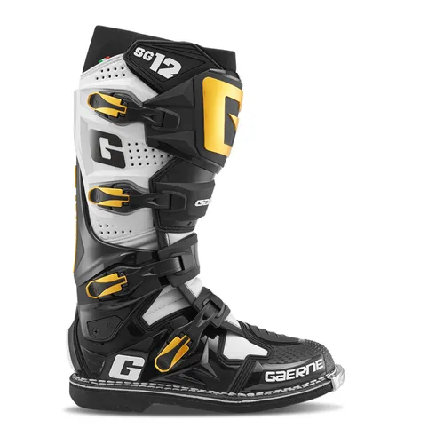 Gaerne SG-12 Boots '25 Adult 8 9 10 11 12 13 Teal White Purple Black Yellow Red Blue Gray Orange 30