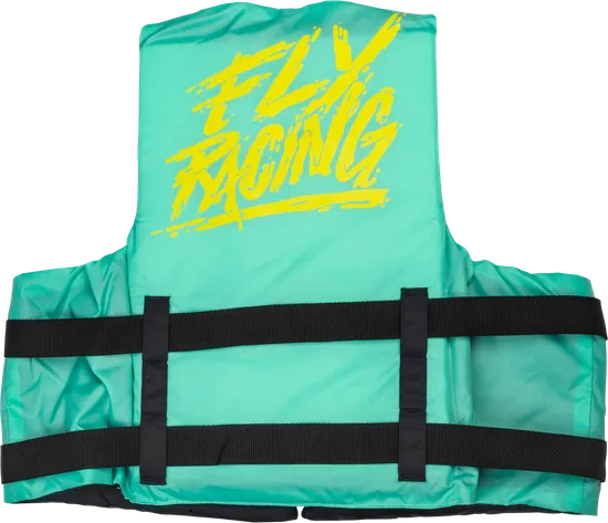 Fly Racing Nylon Flotation Vest Red White Green Yellow Gray Black Pink Teal Adult XS S M L XL 2XL 3XL 16