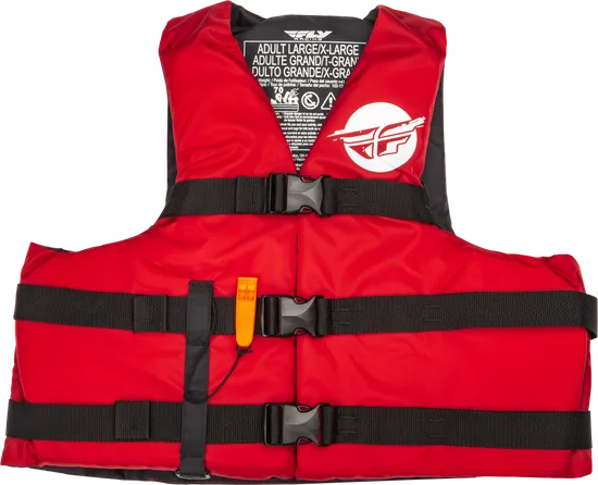 Fly Racing Nylon Flotation Vest Red White Green Yellow Gray Black Pink Teal Adult XS S M L XL 2XL 3XL 25