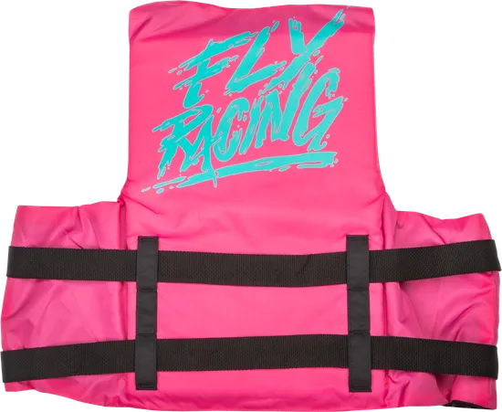 Fly Racing Nylon Flotation Vest Red White Green Yellow Gray Black Pink Teal Adult XS S M L XL 2XL 3XL 36