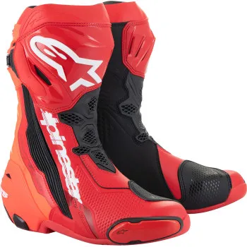 Alpinestars Supertech R Boots Adult 10.5 11.5 12 12.5 6 6.5 7.5 8 9 9.5 Black Red White Gray 37