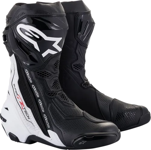 Alpinestars Supertech R Vented Boots Adult 10.5 11.5 12 12.5 4 5 6 6.5 7.5 8 9 9.5 Black White Gray Blue Fluorescent Yellow Red Orange Fluorescent Red 3