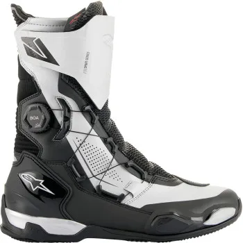 Alpinestars SP-X BOA Boots Adult 10.5 11.5 12 12.5 5 6 6.5 7.5 8 9 9.5 Black Silver 4