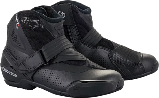 Alpinestars SMX1-R V2 Vented Boots Adult 10.5 11.5 12 12.5 13.5 14 5 6 6.5 7.5 8 9 9.5 Black White Red 47