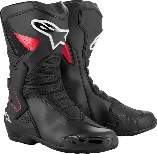 Alpinestars SMX-6 V3 Drystar Boots Adult 10 10.5 11 11.5 12 12.5 13.5 14 5 6 6.5 7 7.5 8 8.5 9 9.5 Black Red Silver White 39