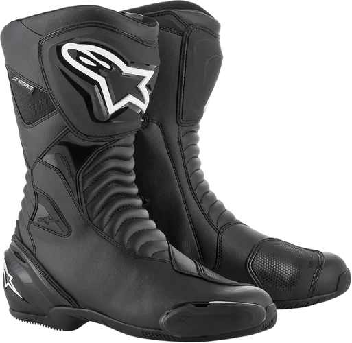 Alpinestars SMX-S Boots Adult 10.5 11.5 12 12.5 13.5 14 6.5 7.5 8 9 9.5 Black 9