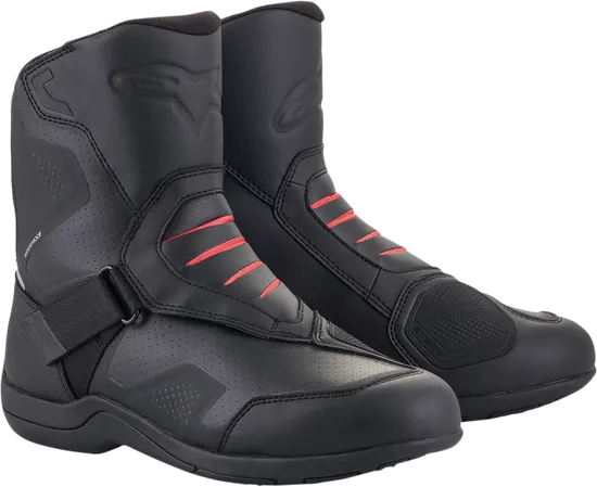 Alpinestars Ridge Waterproof Boots Adult 10.5 11.5 12 12.5 6.5 7.5 8 9 9.5 Black Red 17