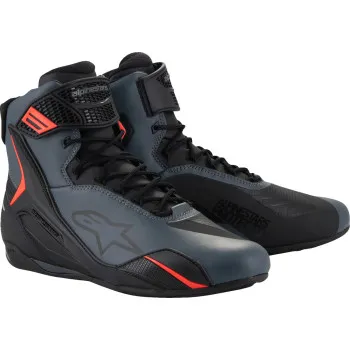 Alpinestars Faster 4 Shoes Adult 10 10.5 11 11.5 12 12.5 13 13.5 14 7 7.5 8 8.5 9 9.5 Black White Gray Red 18