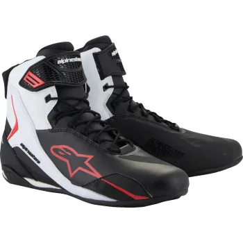 Alpinestars Faster 4 Shoes Adult 10 10.5 11 11.5 12 12.5 13 13.5 14 7 7.5 8 8.5 9 9.5 Black White Gray Red 3