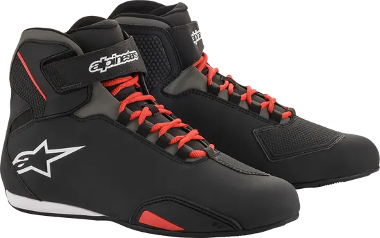 Alpinestars Sektor Shoes Adult 10 10.5 11 11.5 12 12.5 13 13.5 14 6 6.5 7 7.5 8 8.5 9 9.5 Black Gray Red White 3