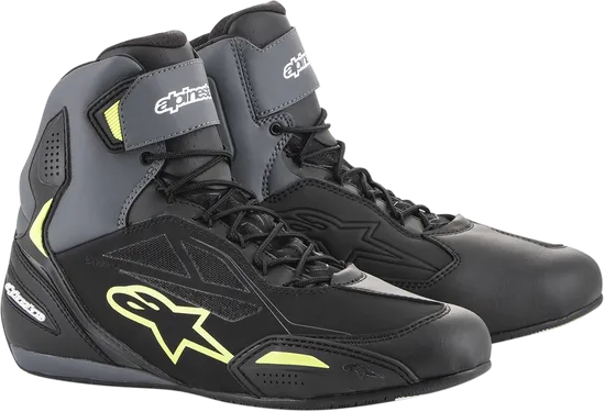 Alpinestars Faster-3 Drystar® Riding Shoes Adult 13 14 6 7 7.5 Black Gray 12