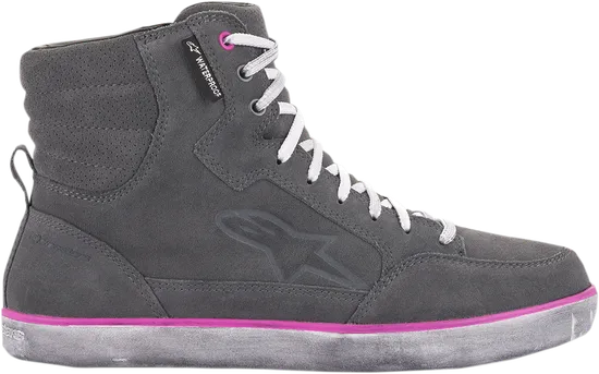 Alpinestars J-6 Waterproof Women's Shoes Adult 10 10.5 11 11.5 5 5.5 6 6.5 7 7.5 8 8.5 9 9.5 Gray Pink Brown 6