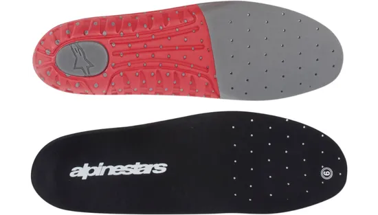 Alpinestars Adult Tech 7 Boot Footbed Inserts 5 6 7 8 9 10 11 12 13 15 16 Gray Red 6