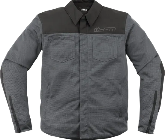 Icon Adult Men Upstate Mesh CE Jacket S M L XL 2XL 3XL Gray Brown Black