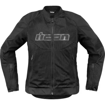 Icon Adult Women Womens Overlord3 Mesh CE Jacket XS S M L XL 2XL Black Green