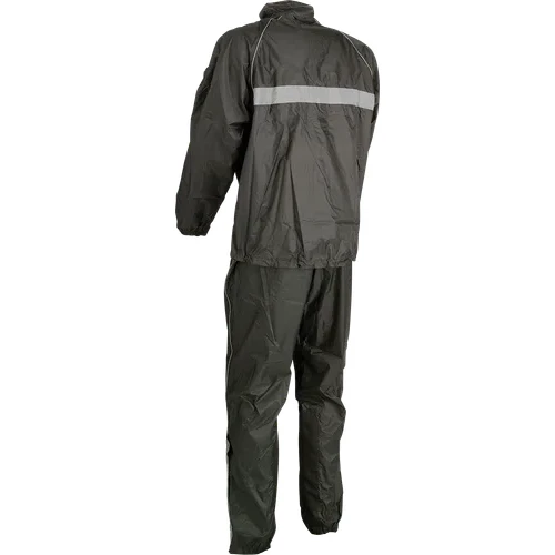 Z1R Adult Men 2-Piece Rainsuit S M L XL 2XL 3XL 4XL Black Orange Hi Viz 20